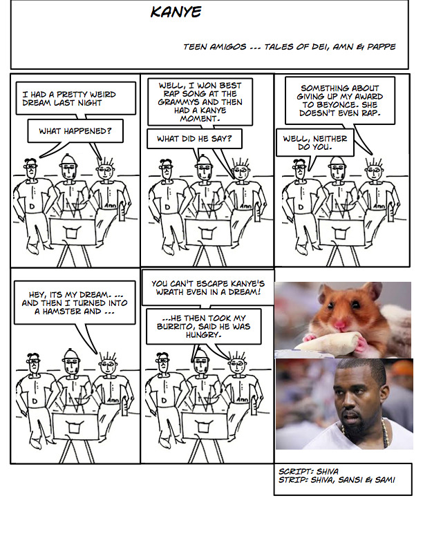 Kanye interrupts