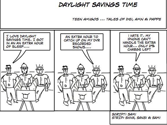 The extra hour causes some issues!