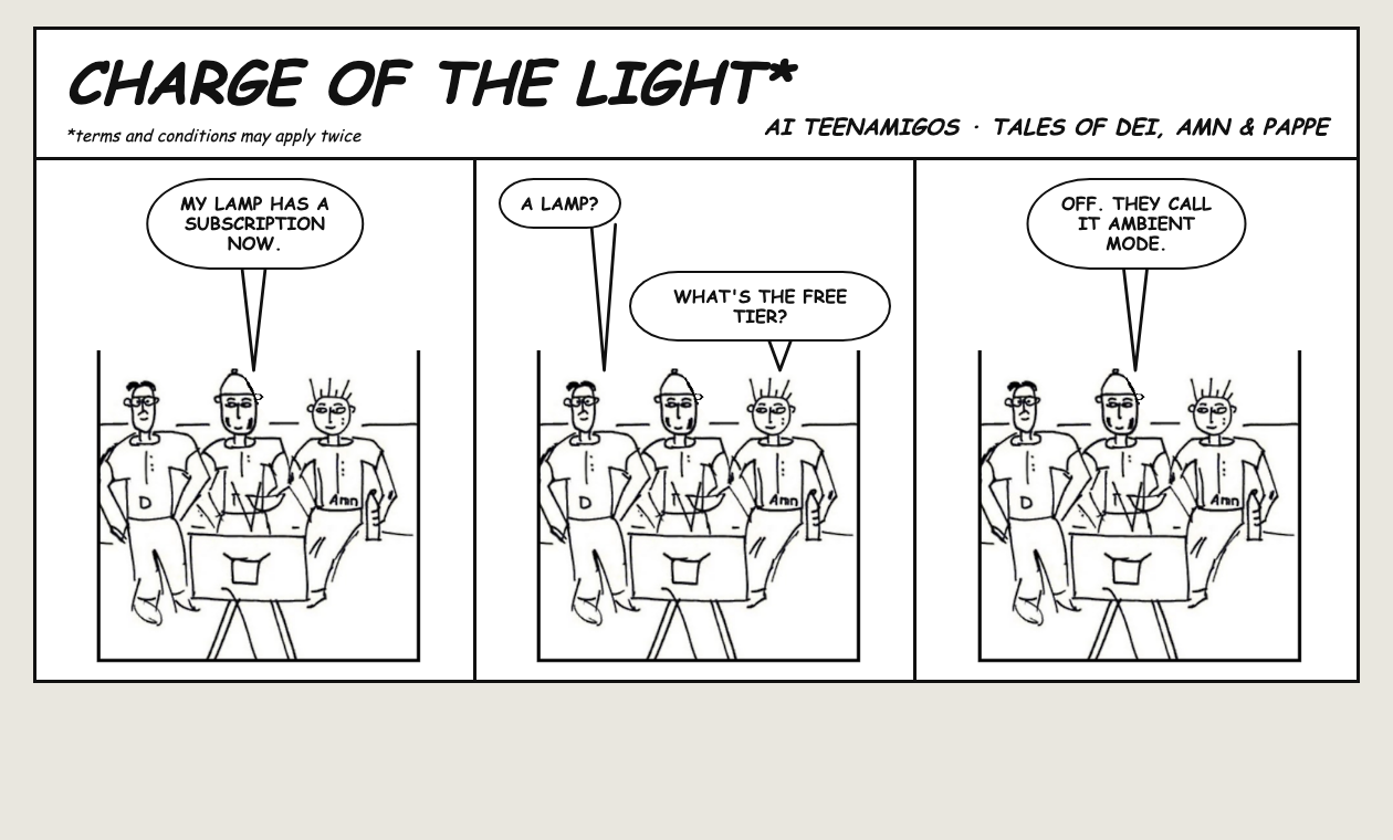 CHARGE OF THE LIGHT