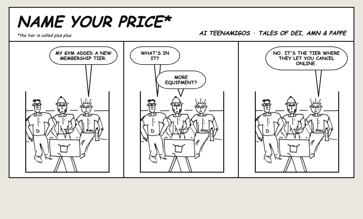 NAME YOUR PRICE