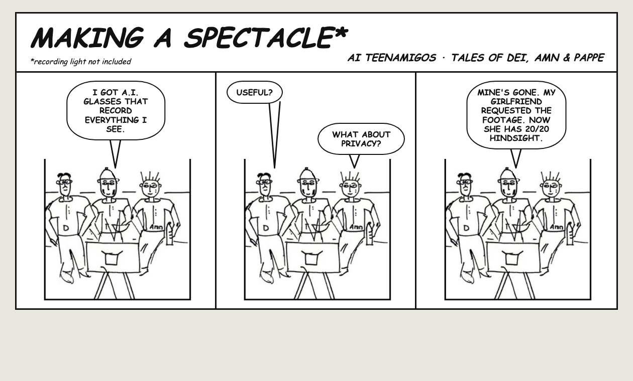 MAKING A SPECTACLE