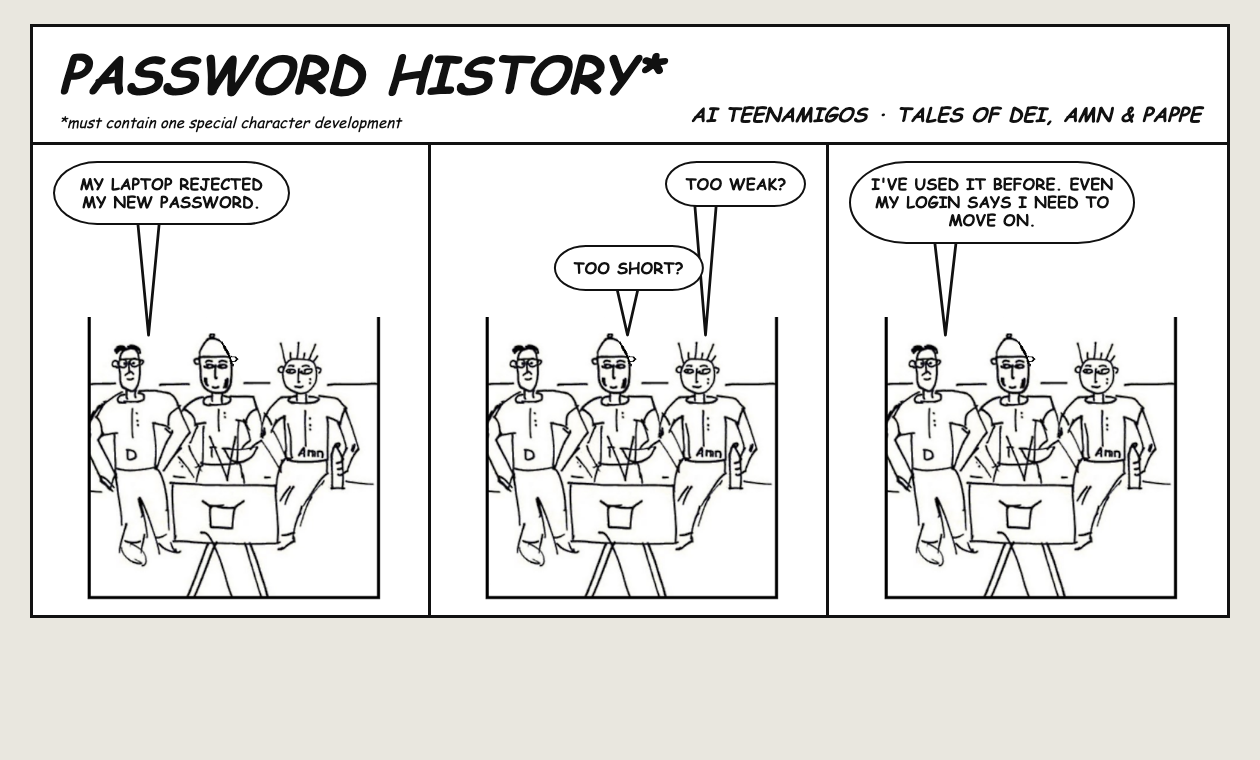 PASSWORD HISTORY